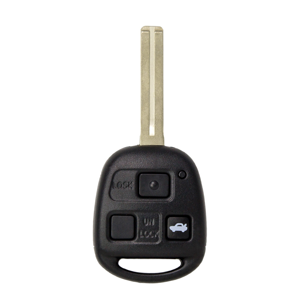 1998 - 2005 Lexus Key Fob 3B FCC# HYQ1512V (Short Blade) - 4C Chip - 89070-50170