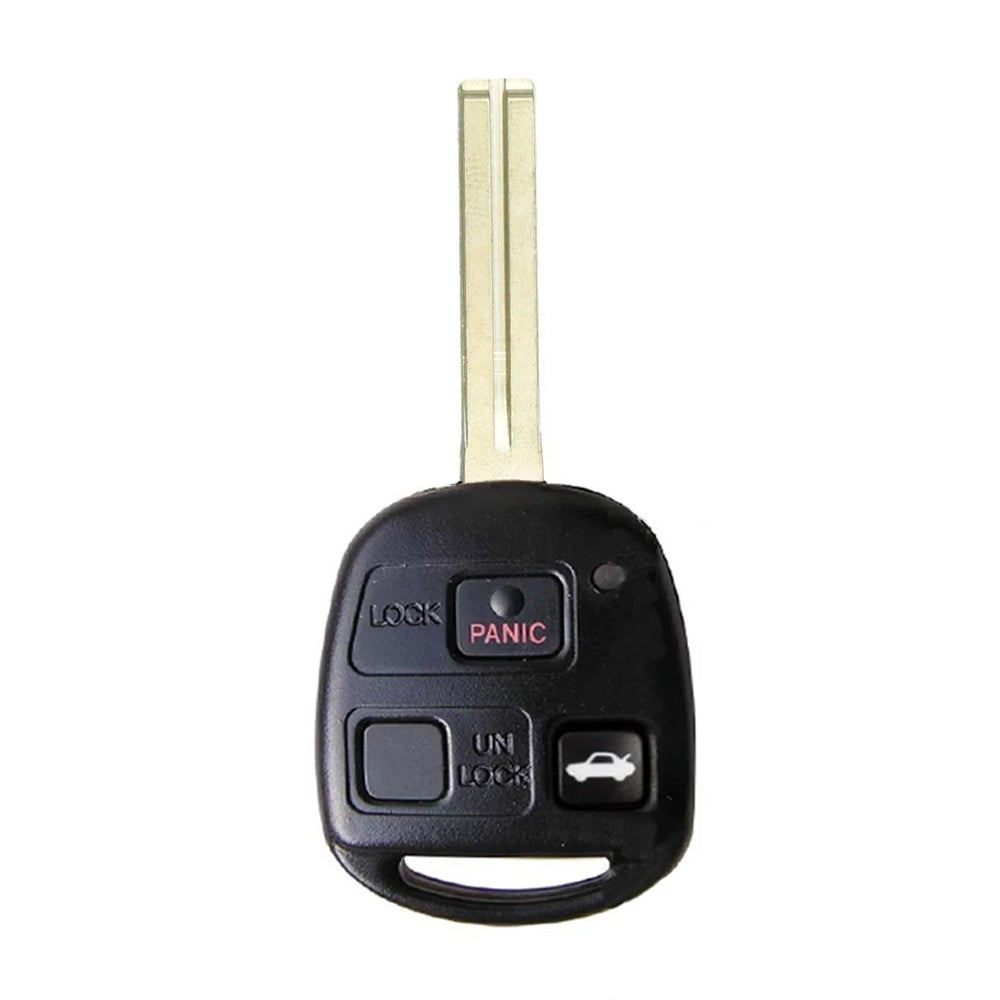 1998 - 2005 Lexus Key Fob 3B FCC# HYQ1512V (Short Blade) - 4C Chip - 89070-50170