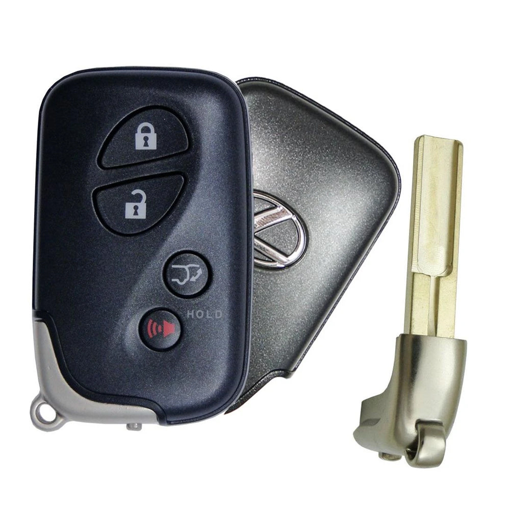 Smart Remote Key Fob Compatible with Lexus LX570 2009 2010 2011 2012 2013 2014 2015 4B FCC# HYQ14AAB - 3370