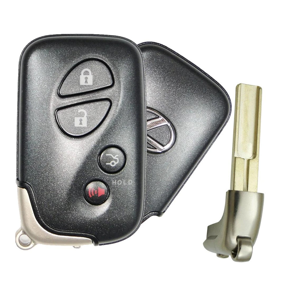 2011 - 2015 Lexus Smart Key 4B W/ Trunk Fob FCC# HYQ14AEM - 6601 - 89904-30C60