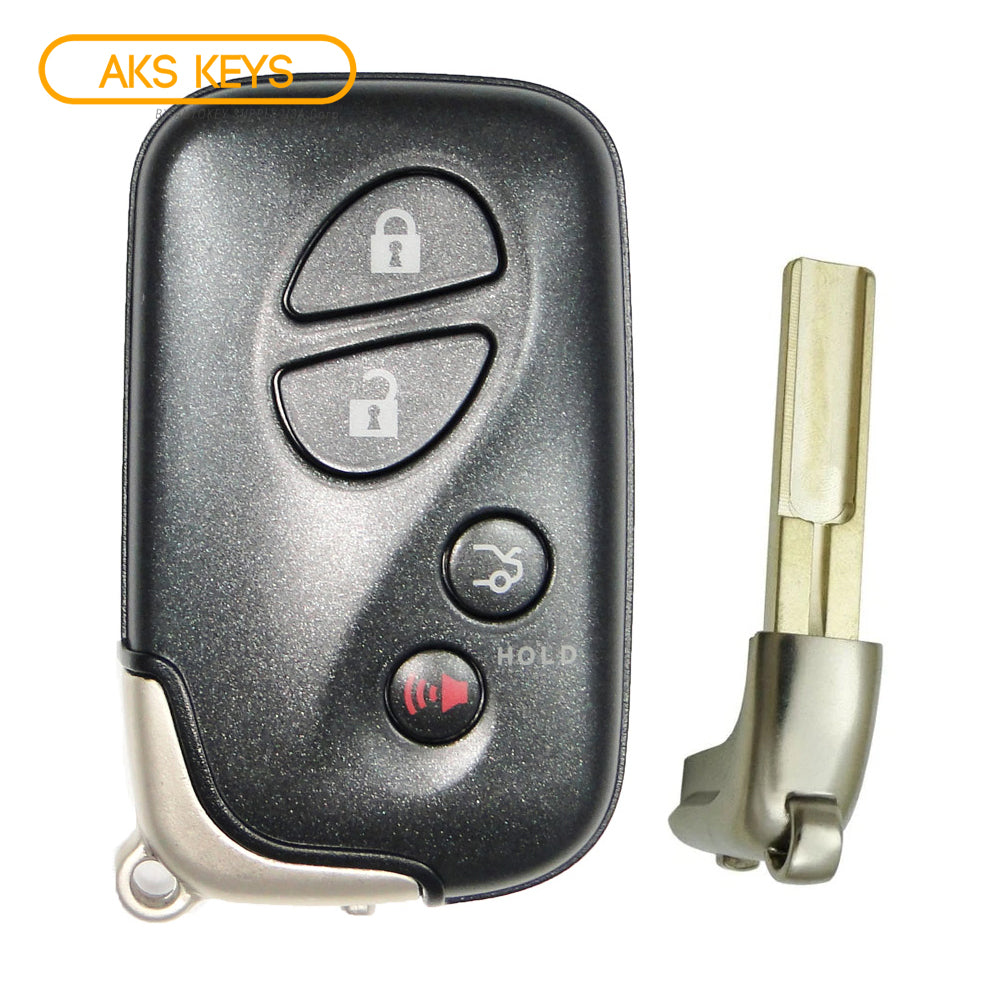 2011 - 2015 Lexus Smart Key 4B W/ Trunk Fob FCC# HYQ14AEM - 6601 - 89904-30C60