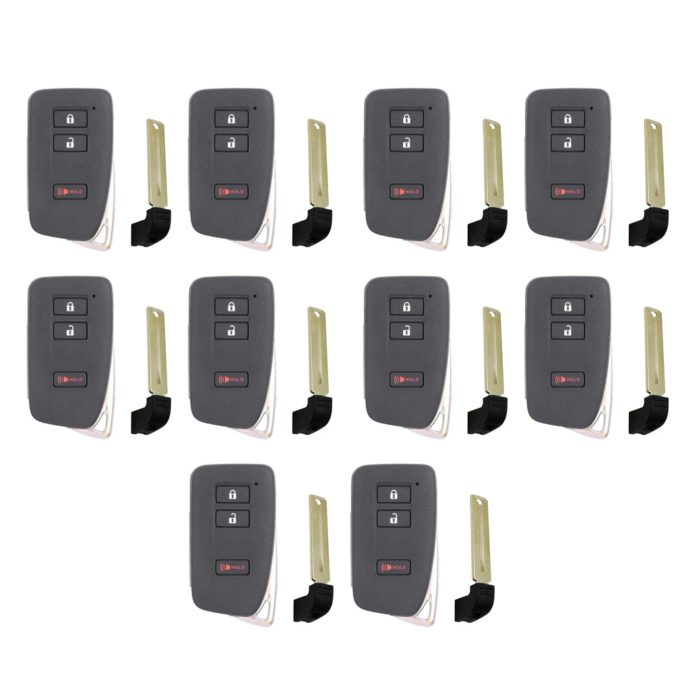 2015 - 2021 Lexus Smart Key 3B FCC# HYQ14FBA - 2110 (AG) Board - 89904-78460 (10 Pack)