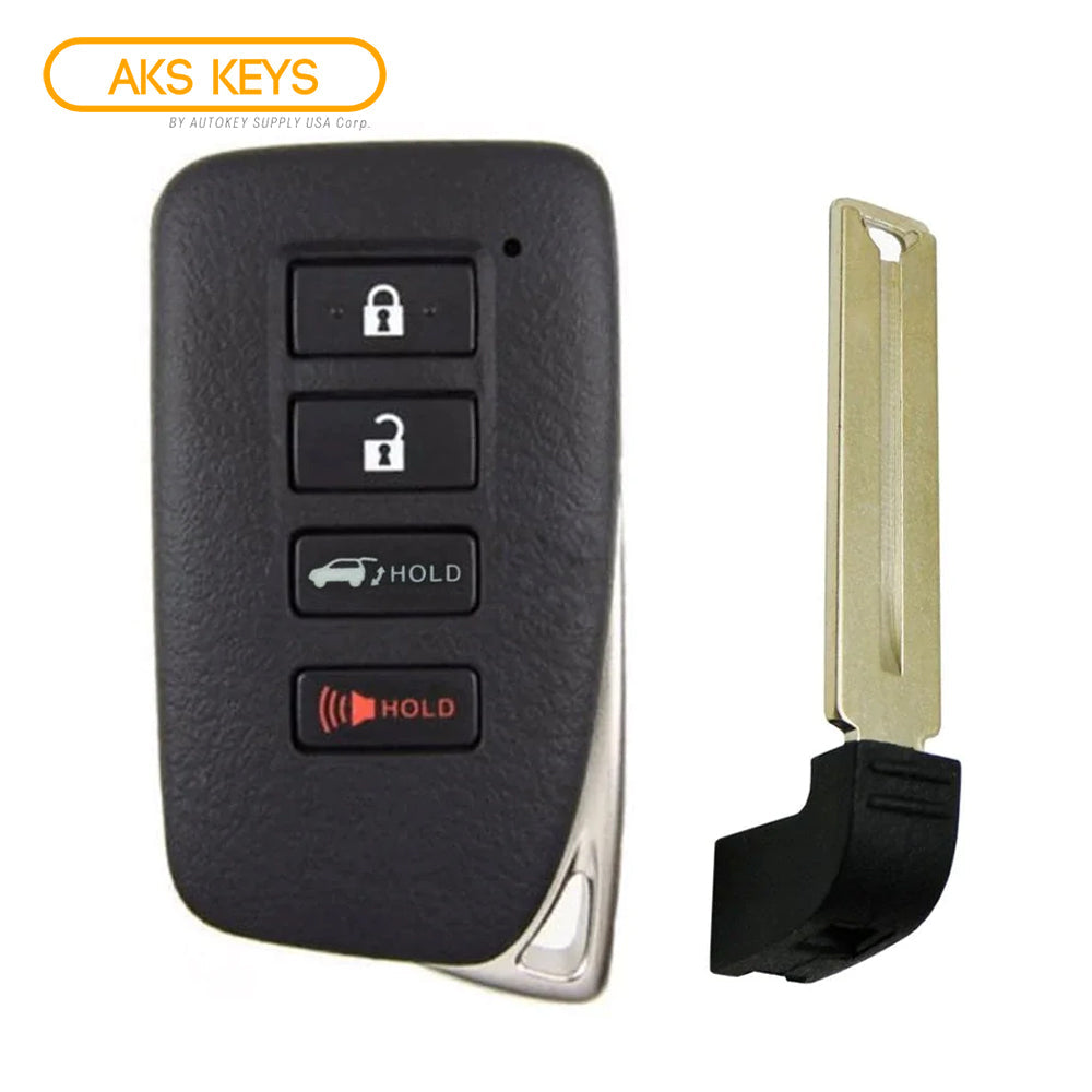 2016 - 2021 Lexus Smart Key 4B W/ Hatch FCC# HYQ14FBB - 0010 (G) Board - 89904-0E160