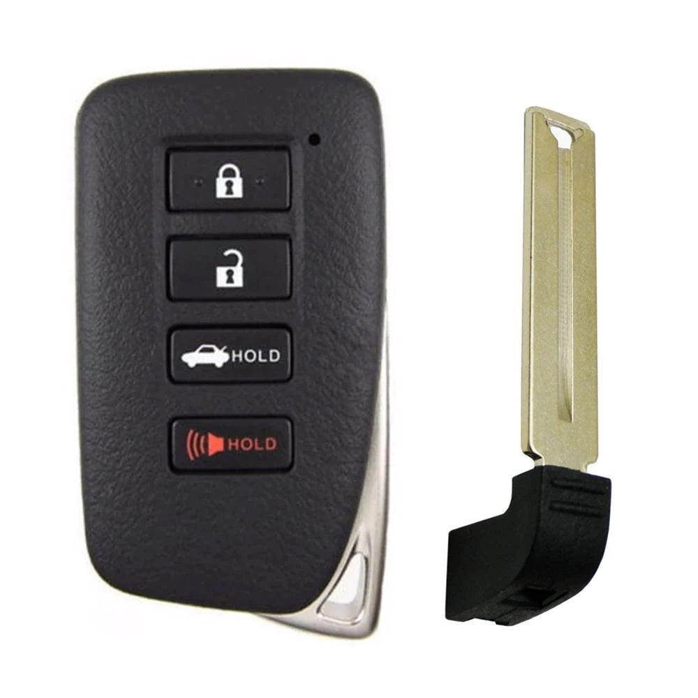 2015 2016 2017 Lexus RCF Smart Key 4B W/ Trunk FCC# HYQ14FBA - 2110 (AG) - 89904-24100