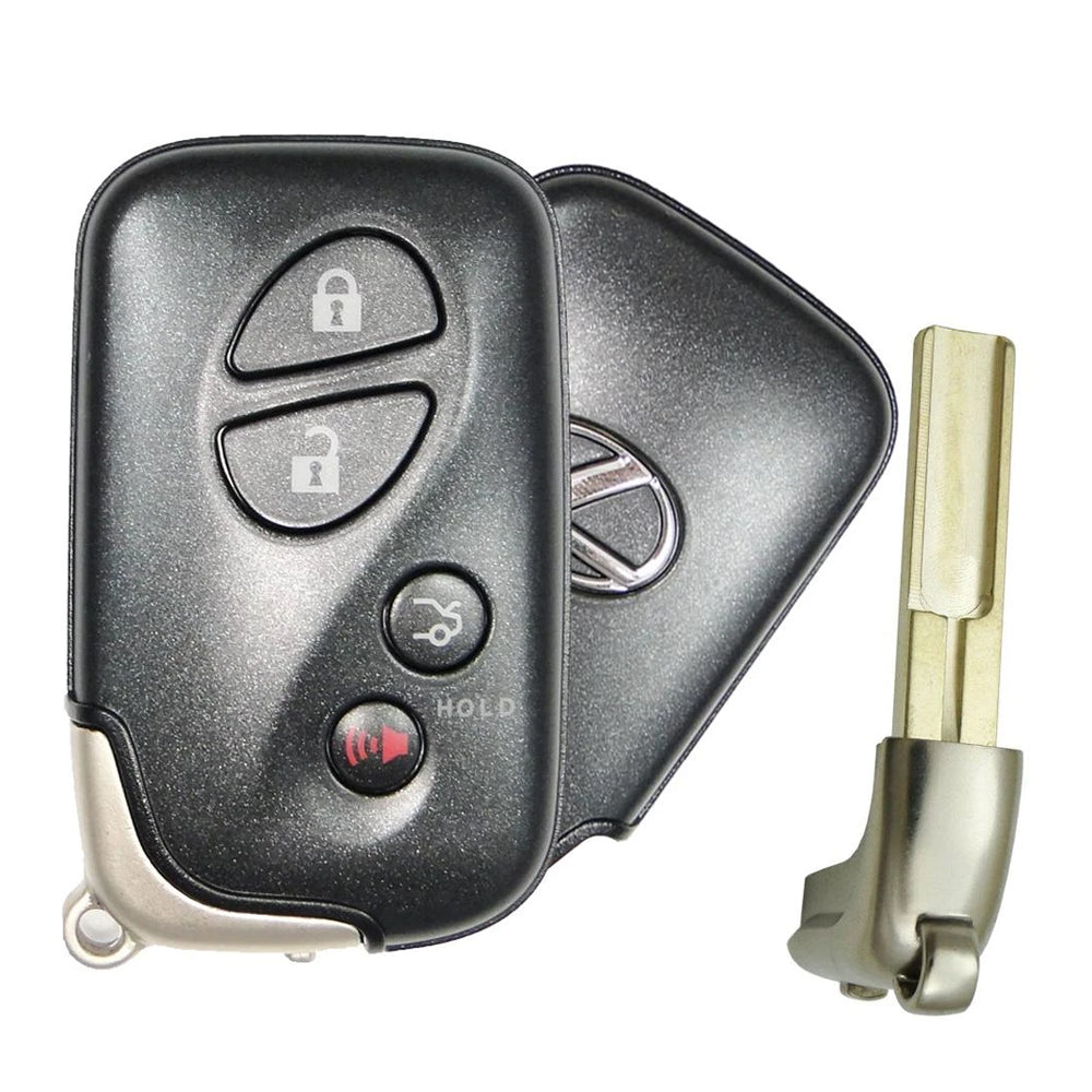 2009 - 2012 Lexus LS460 Smart Key 4B W/ Trunk Fob FCC# HYQ14ACX - 5290 - 89904-50F90