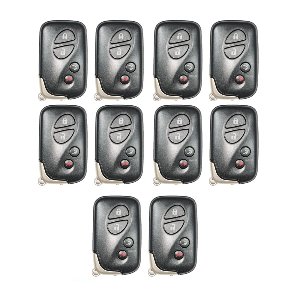 2009 - 2012 Lexus LS460 Smart Key 4B W/ Trunk Fob FCC# HYQ14ACX - 5290 - 89904-50F90 (10 Pack)