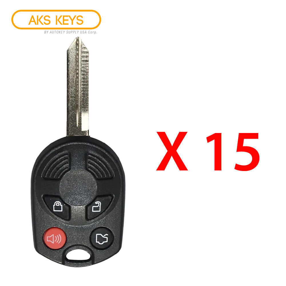 2006 - 2009 Lincoln Remote Key 4B FCC# OUCD6000022 - 40 Bits (15 Pack)