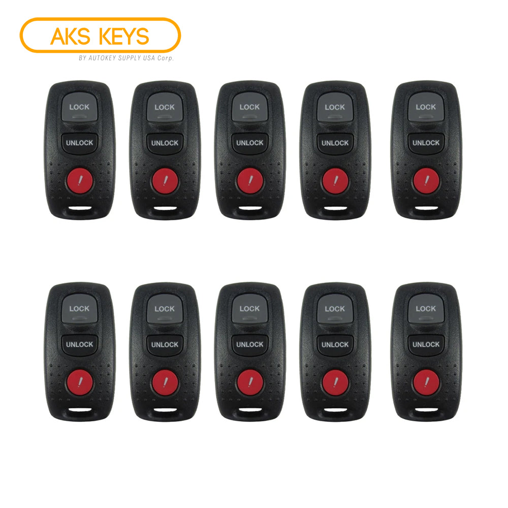 2003 - 2006 Mazda Keyless Entry 3B Fob FCC# 3B FCC# KPU41846 - BN8P-67-5RY (10 Pack)