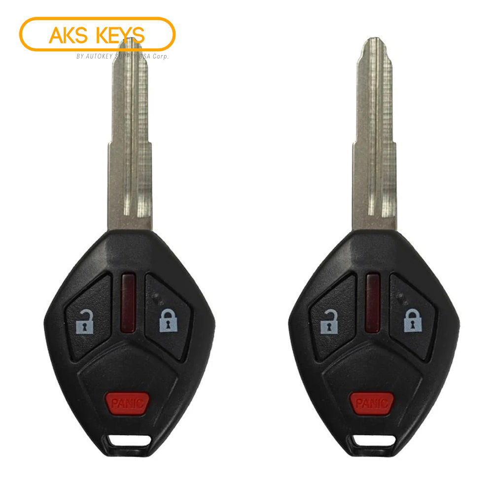 2007 - 2012 Mitsubishi Endeavor Key Fob 3B FCC# OUCG8D-620M-A - 6370A364 (2 Pack)