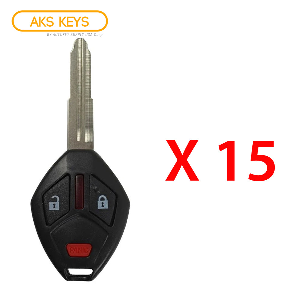 2007 - 2012 Mitsubishi Endeavor Key Fob 3B FCC# OUCG8D-620M-A - 6370A364 (15 Pack)