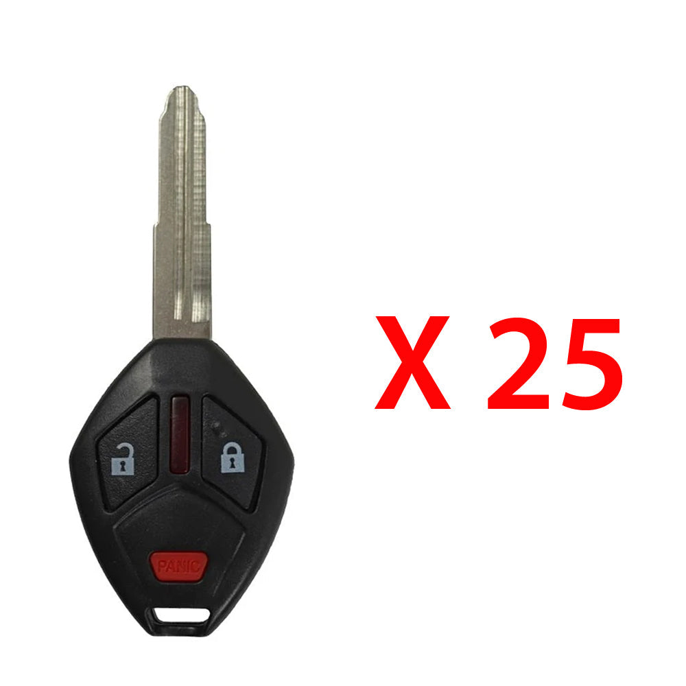 2007 - 2012 Mitsubishi Endeavor Key Fob 3B FCC# OUCG8D-620M-A - 6370A364 (25 Pack)