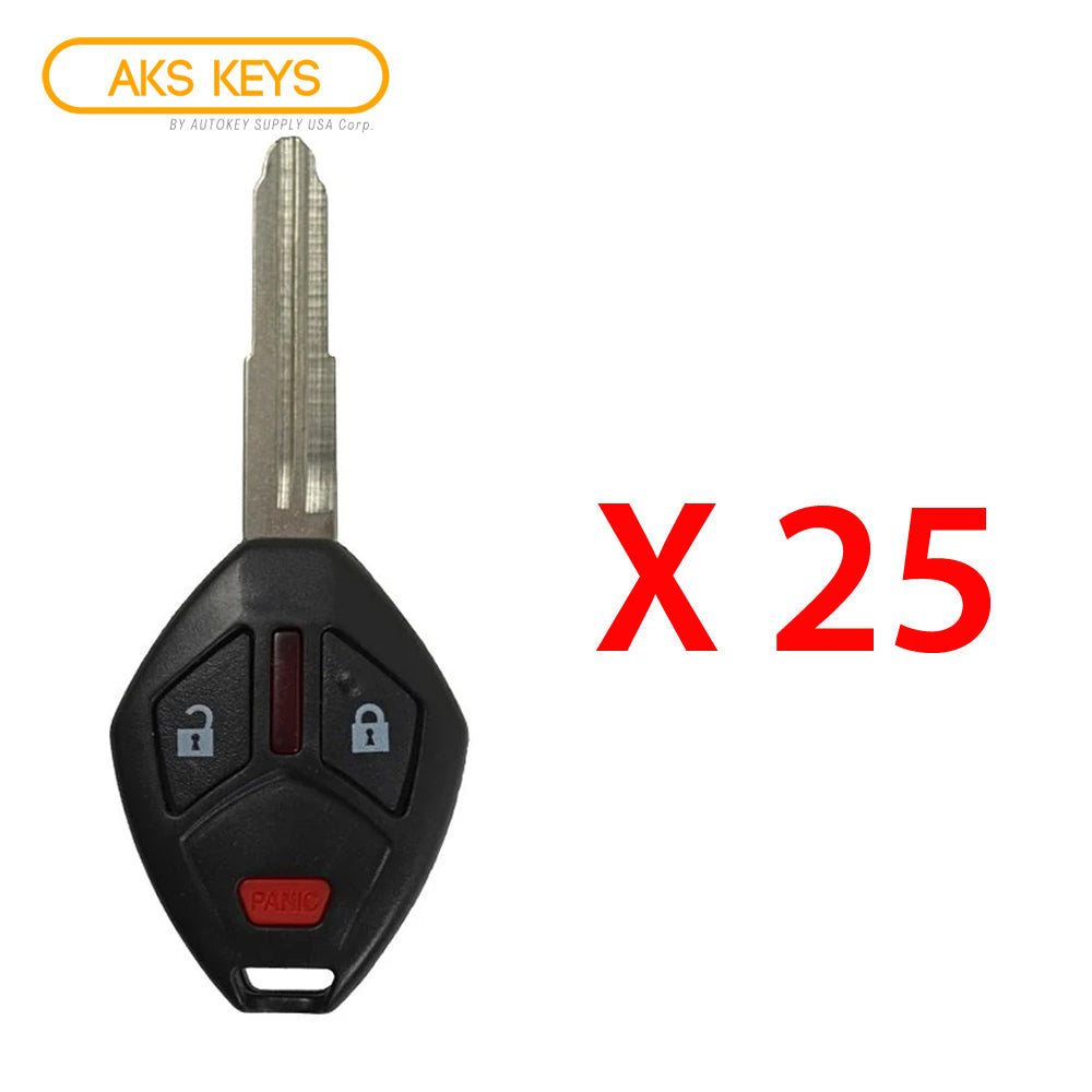 2007 - 2012 Mitsubishi Endeavor Key Fob 3B FCC# OUCG8D-620M-A - 6370A364 (25 Pack)