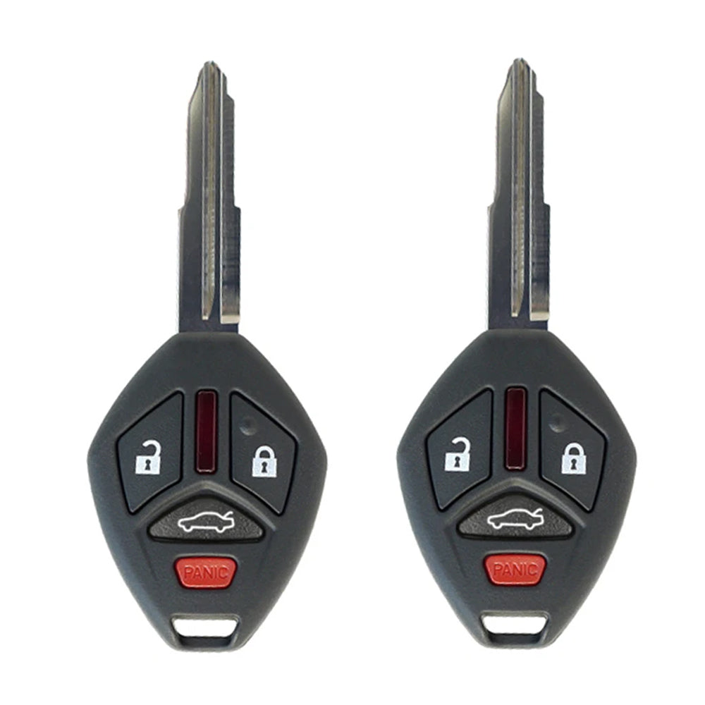 2007 - 2012 Mitsubishi Key Fob 4B W/ Trunk FCC# OUCG8D-620M-A - MN141545 (2 Pack)
