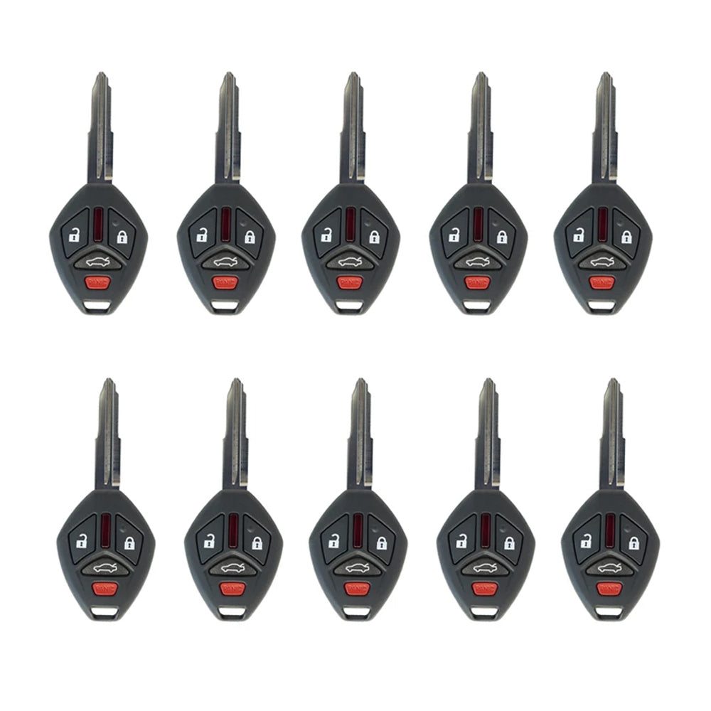2007 - 2012 Mitsubishi Key Fob 4B W/ Trunk FCC# OUCG8D-620M-A - MN141545 (10 Pack)