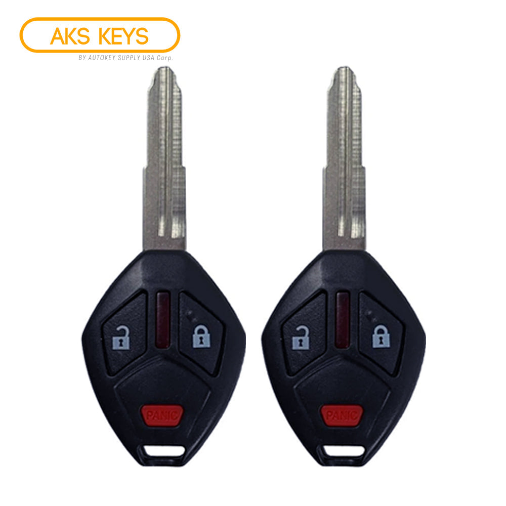 2014 - 2015 Mitsubishi Mirage Key Fob 3B FCC# OUCG8D-625M-A-HF - 6370B711 (2 Pack)