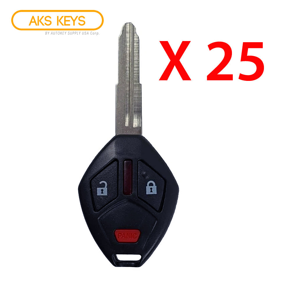 2014 - 2015 Mitsubishi Mirage Key Fob 3B FCC# OUCG8D-625M-A-HF - 6370B711 (25 Pack)