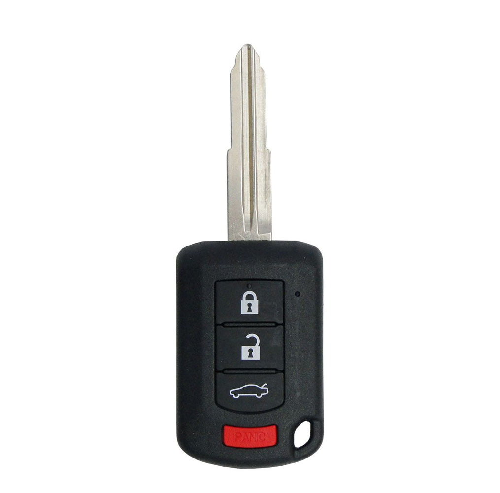 2015 - 2017 Mitsubishi Lancer Key Fob 4B W/ Trunk FCC# OUCJ166N - 6370B945