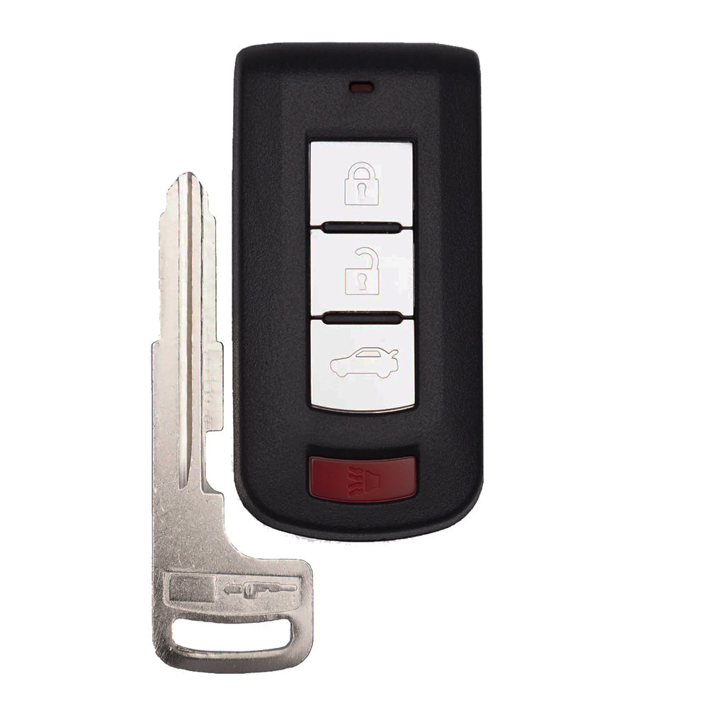 2017 - 2019 Mitsubishi Mirage G4 Smart Key 4B Fob W/ Trunk FCC# OUC003M - 8637B424