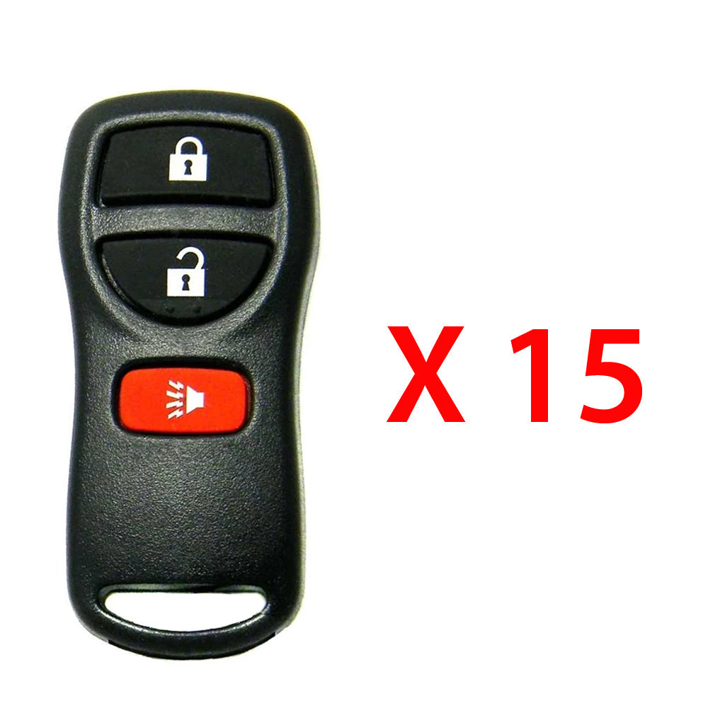 2005 - 2018 Nissan Remote Control 3B FCC# CWTWB1U415 / CWTWB1U821 / CWTWB1U733 (15 Pack)