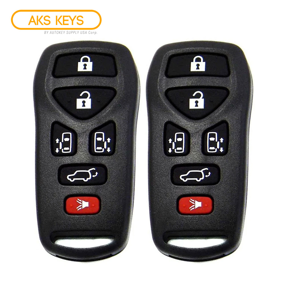 2004 - 2010 Nissan Quest Remote Control 6B FCC# KBRASTU51 (2 Pack)