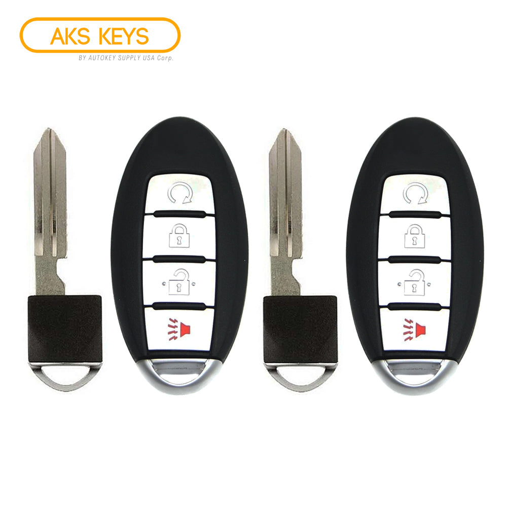2016 - 2018 Nissan Smart Prox. Key w/ Remote Start 4B FCC# KR5S180144014 (2 Pack)