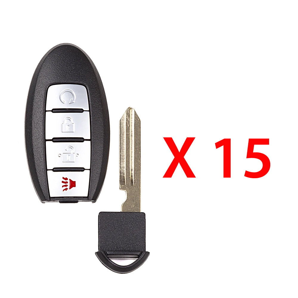 2016 - 2018 Nissan Smart Prox. Key w/ Remote Start 4B FCC# KR5S180144014 (15 Pack)