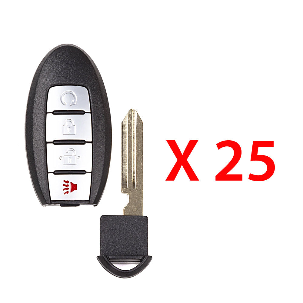 2016 - 2018 Nissan Smart Prox. Key w/ Remote Start 4B FCC# KR5S180144014 (25 Pack)