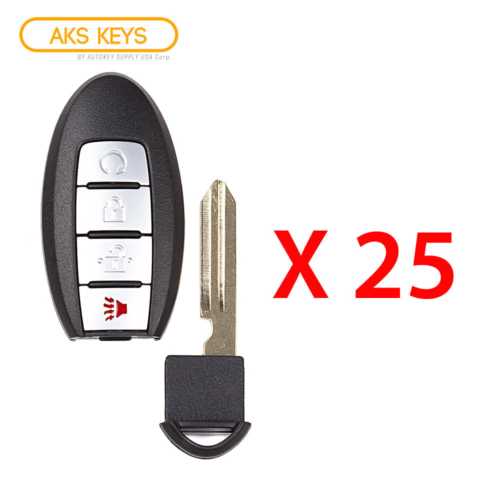 2016 - 2018 Nissan Smart Prox. Key w/ Remote Start 4B FCC# KR5S180144014 (25 Pack)