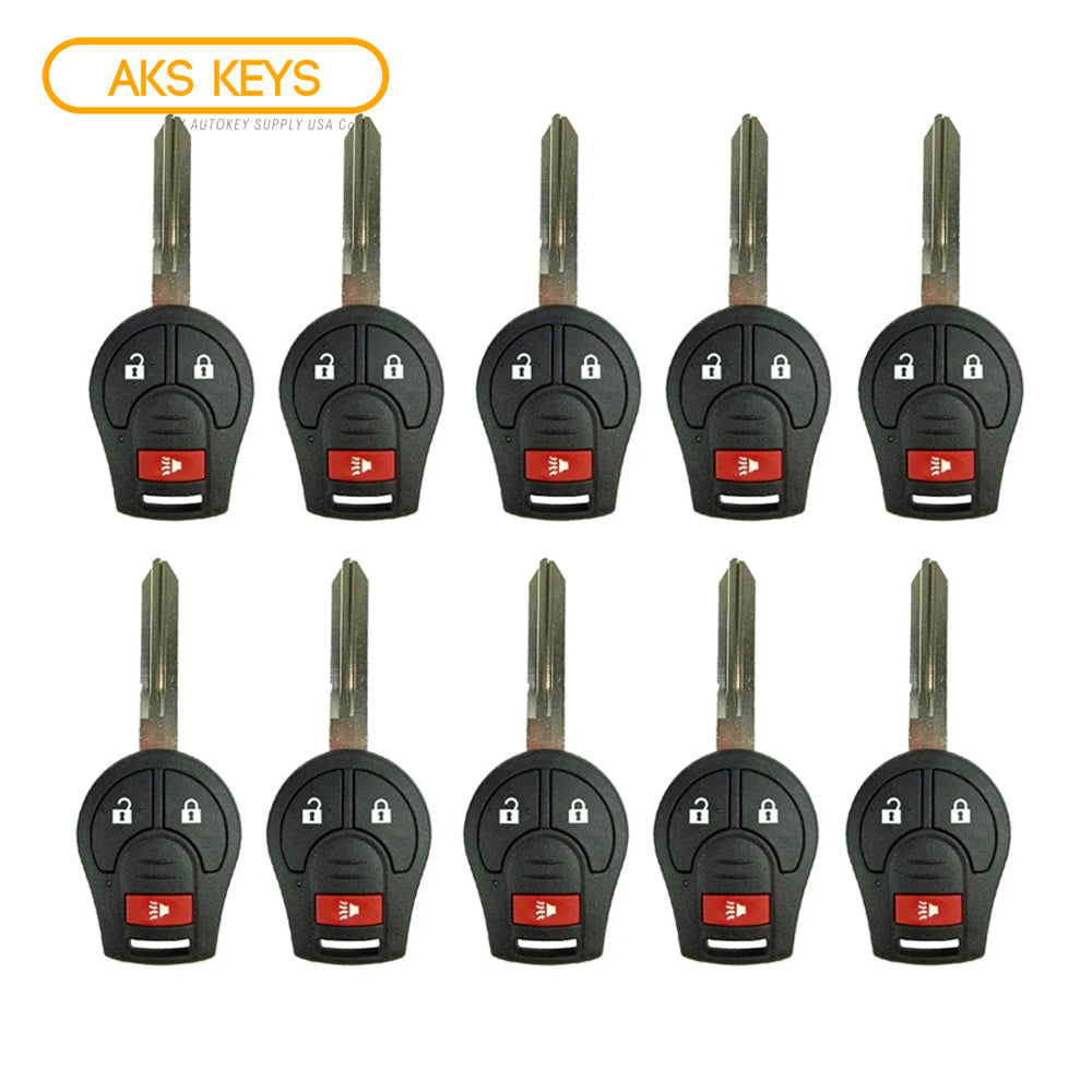 2012 - 2017 Nissan Versa Remote Head Key 3B FCC ID: CWTWB1U751 (10 Pack)