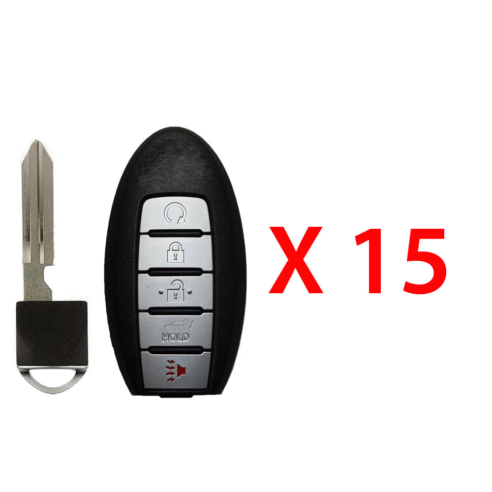 2015 - 2018 Nissan Prox. Smart Key w/ Remote Start and Hatch 5B FCC# KR5S180144014 (15 Pack)