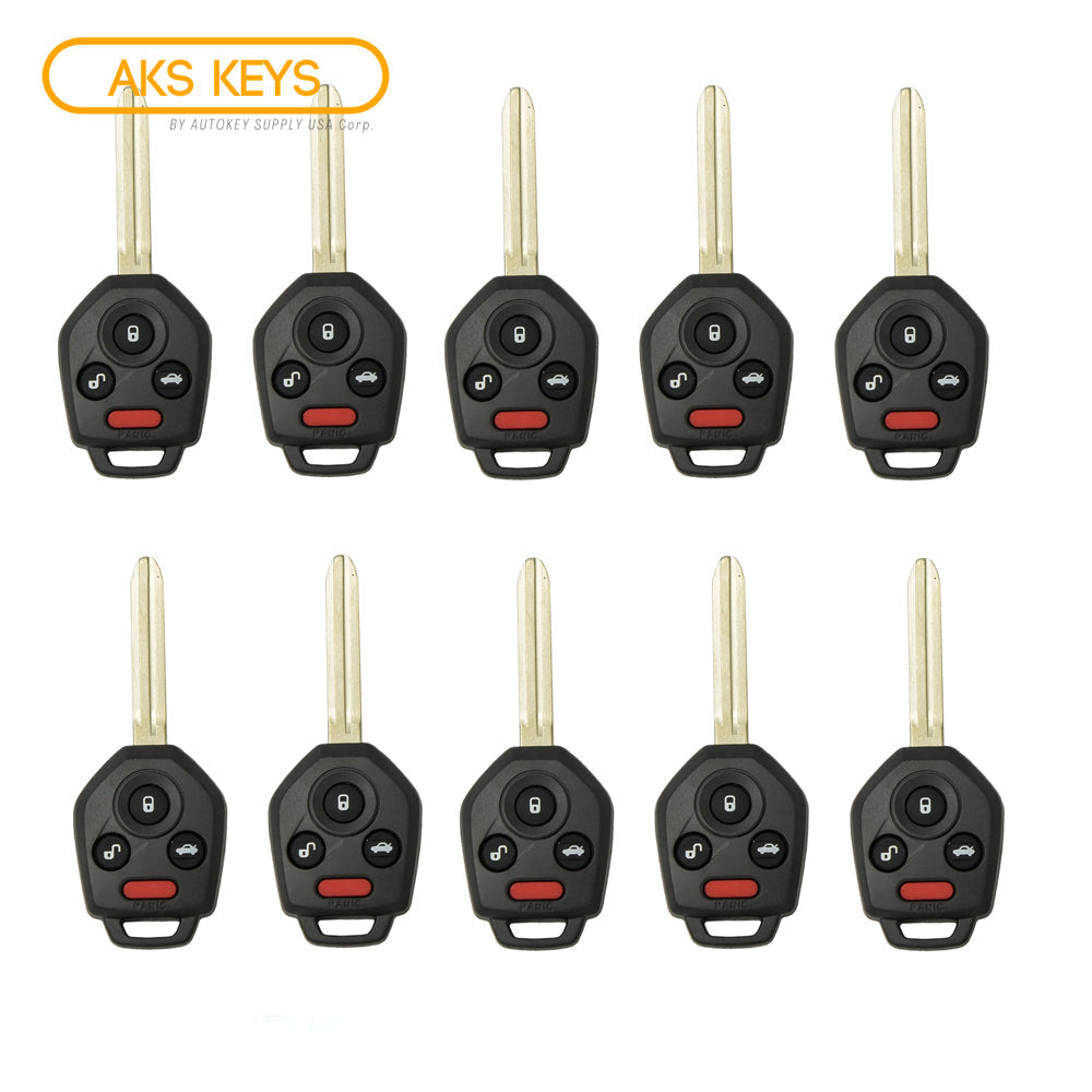 2011 - 2019 Subaru Remote Head Key 4B FCC# CWTWB1U811 (10 Pack)