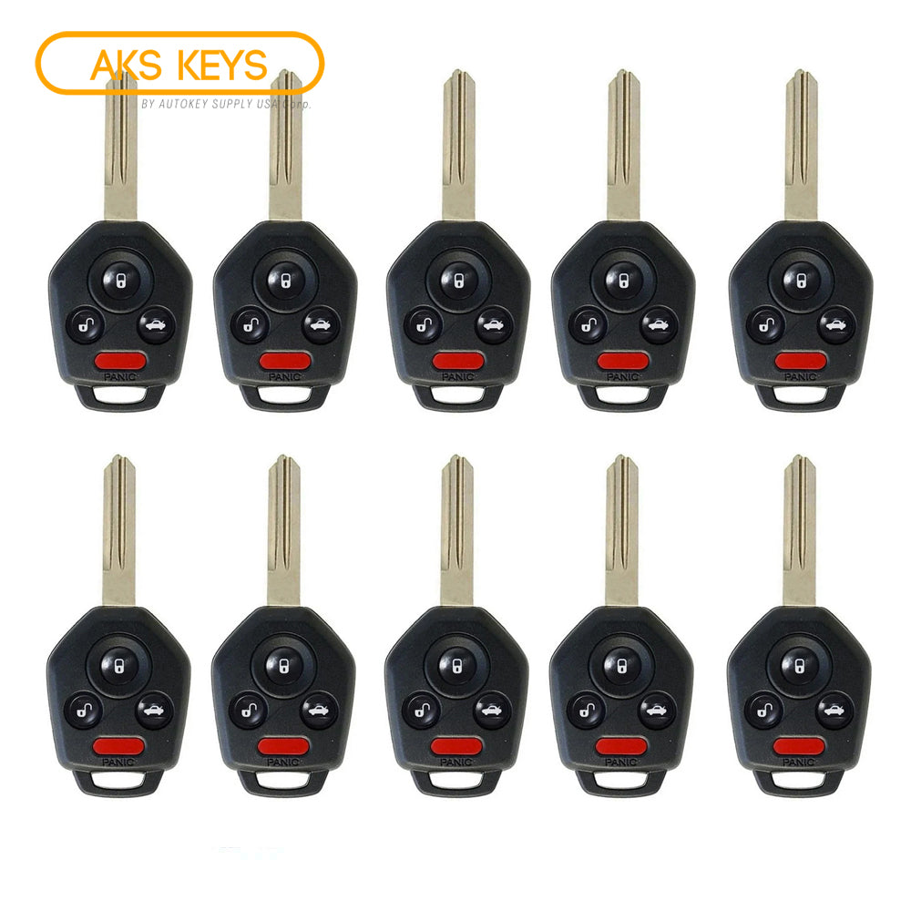 2008 - 2011 Subaru Remote Head Key 4B FCC# CWTWBU766 (10 Pack)