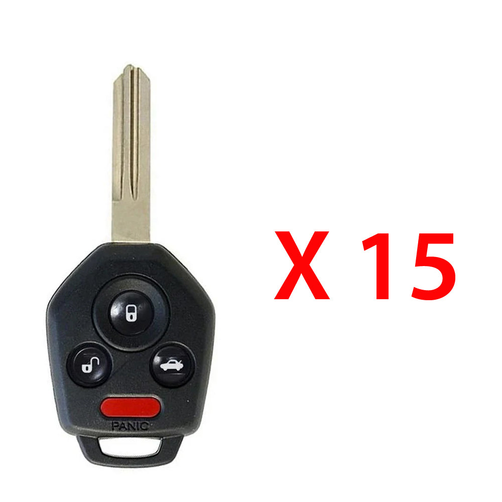 2008 - 2011 Subaru Remote Head Key 4B FCC# CWTWBU766 (15 Pack)