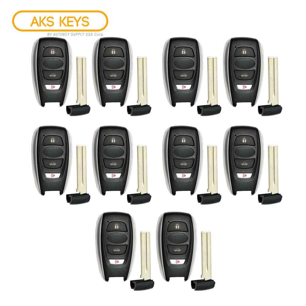 2014 - 2020 Subaru Smart Key 4B FCC# HYQ14AHC (10 Pack)