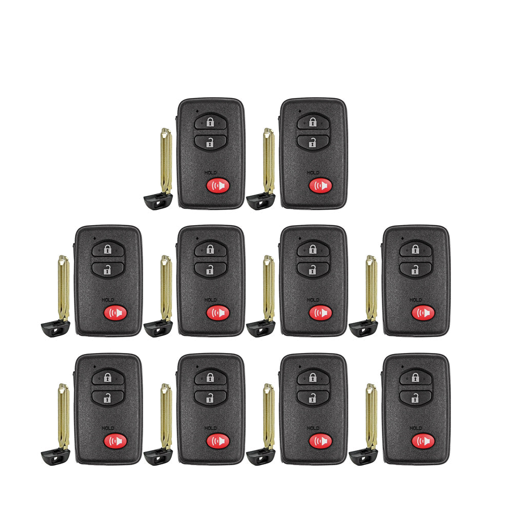2008 - 2019 Toyota Smart Prox Key 3B FCC# HYQ14ACX (10 Pack)
