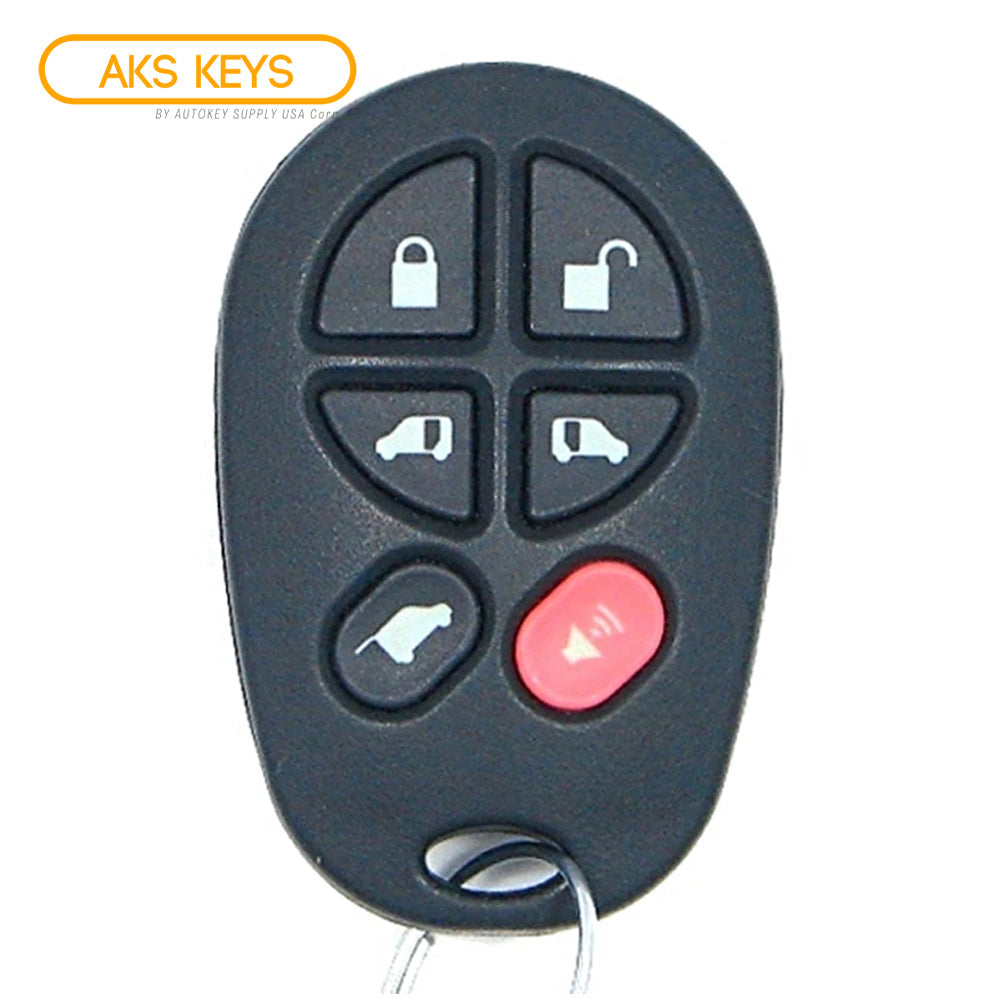 2010 Toyota Sienna Keyless Entry 6B Fob FCC# GQ43VT20T