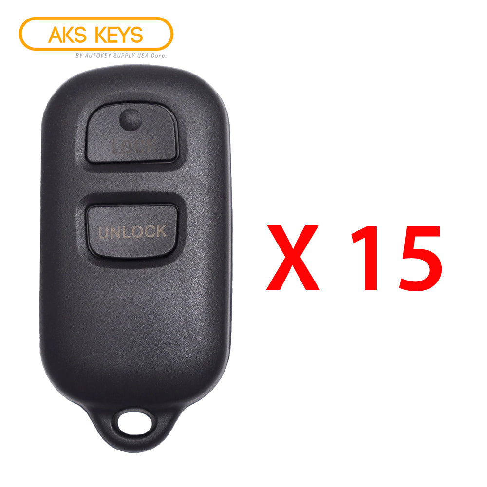 1999 - 2008 Toyota Remote Control 3B FCC# GQ43VT14T (15 Pack)