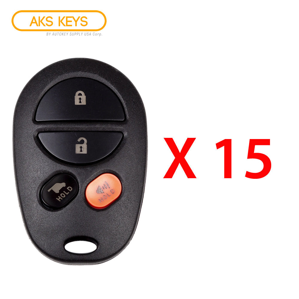 2008 - 2017 Toyota Sequoia Remote Control 4B FCC# GQ43VT20T (15 Pack)