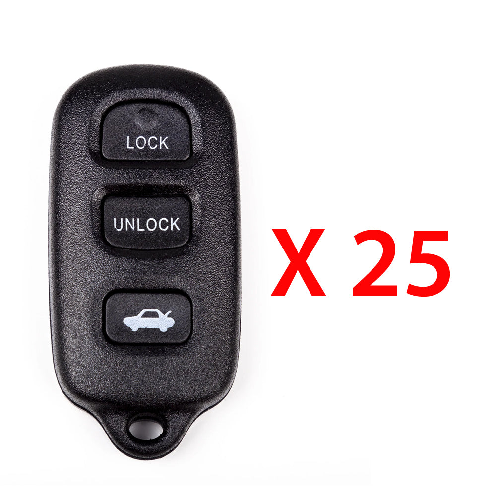 1998 - 1999 Toyota Remote Control 4B FCC# HYQ1512Y (25 Pack)