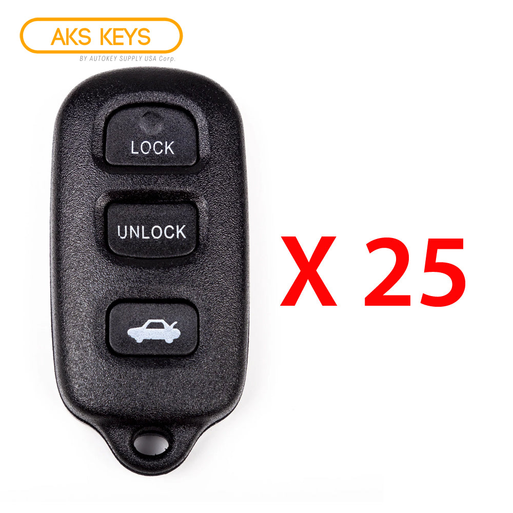 1998 - 1999 Toyota Remote Control 4B FCC# HYQ1512Y (25 Pack)