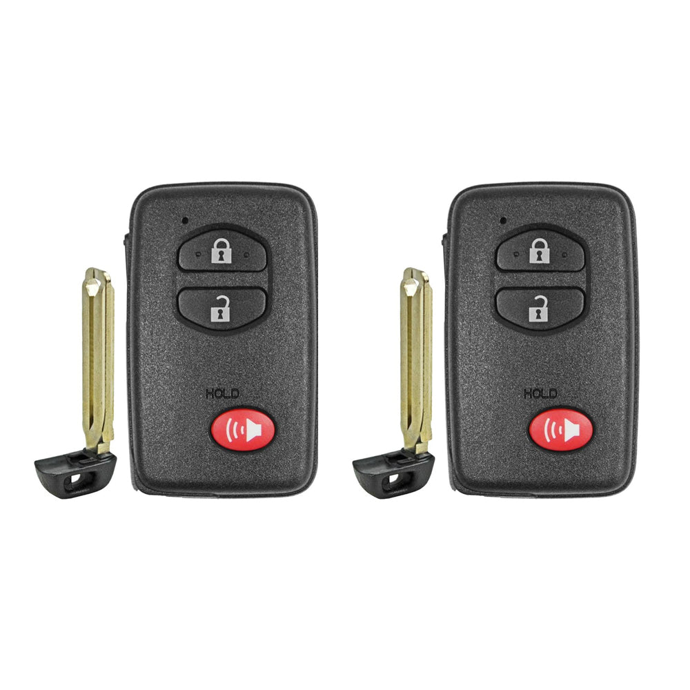 2008 - 2014 Toyota Smart Prox. Key 3B FCC# HYQ14AAB (2 Pack)