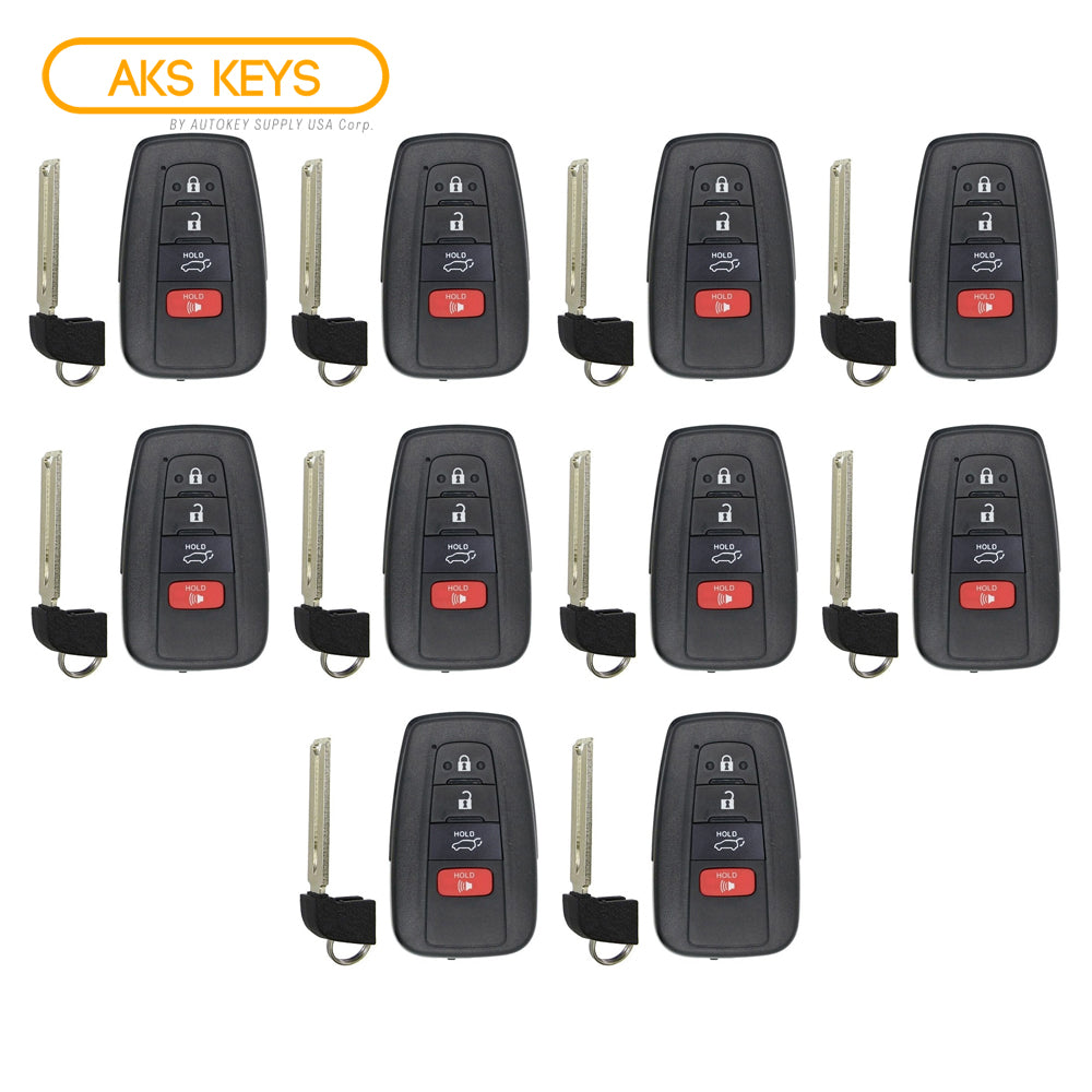 2019 Toyota RAV4 Smart Key 4B FCC# HYQ14FBC - 0351 (10 Pack)