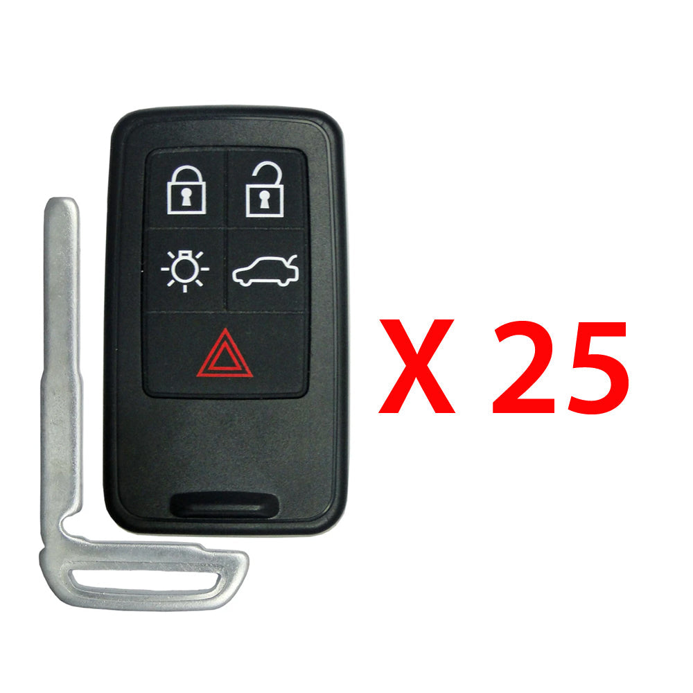 2007 - 2017 Volvo Smart Key without PCC 5B FCC# KR55WK49264 (25 Pack)