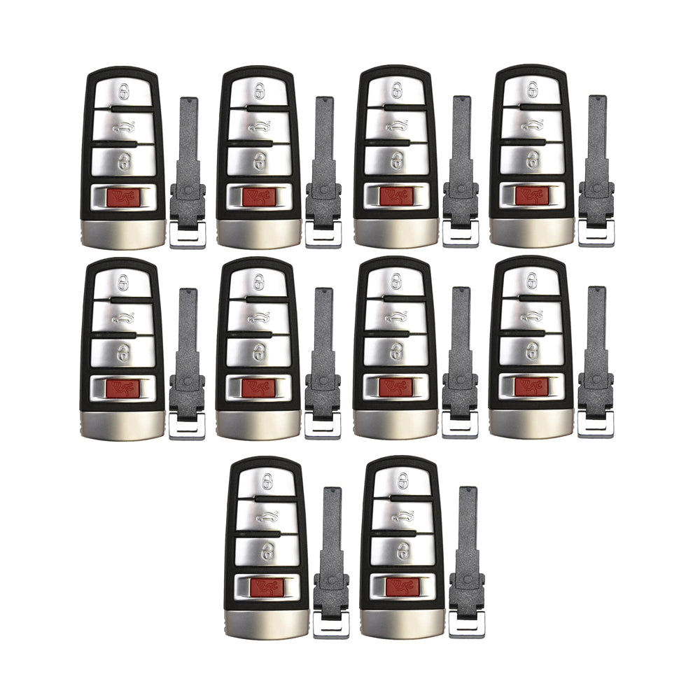 2006 - 2015 Volkswagen Smart Key 4B FCC# NBG009066T (10 Pack)