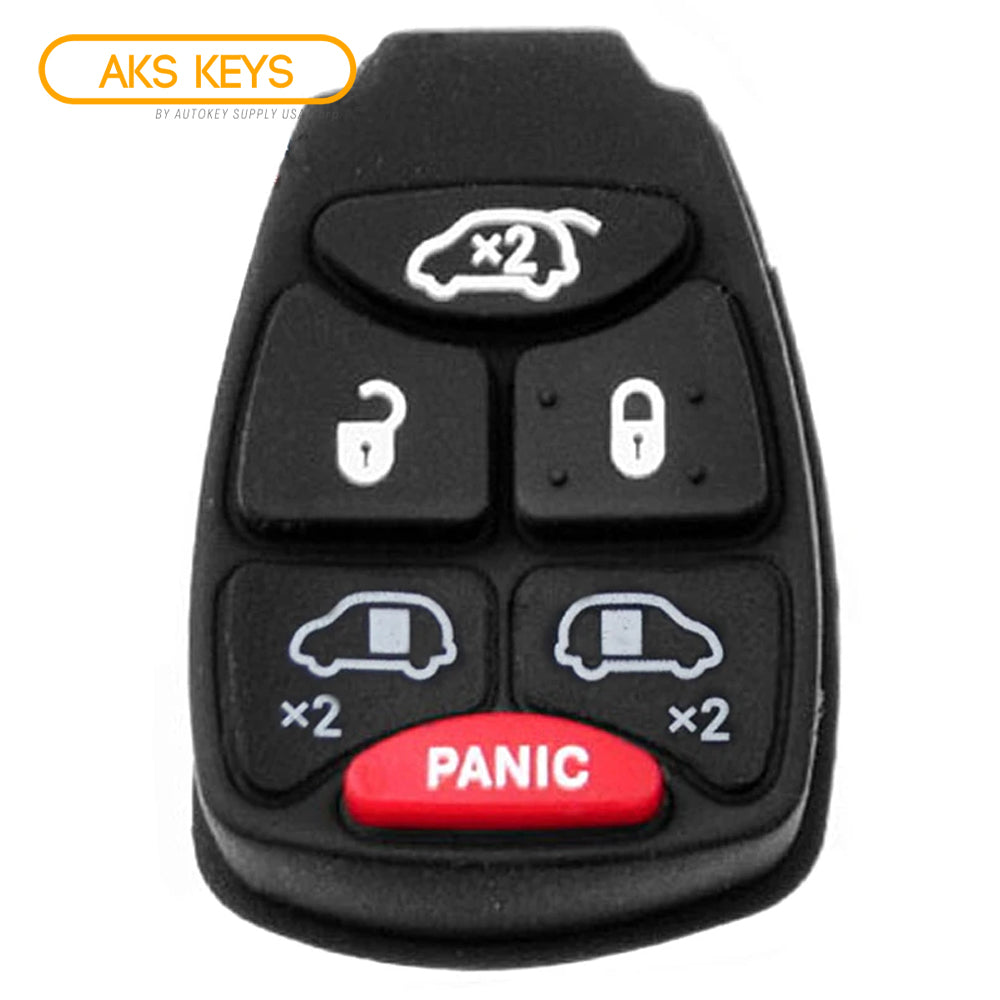 2004 - 2007 Chrysler Remote Rubber Pad Buttons 6B