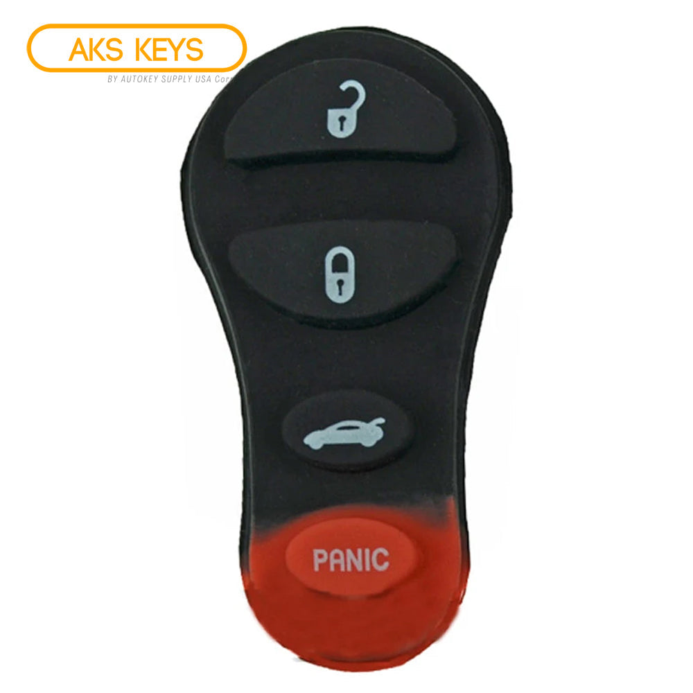 New Replacement Keyless Entry Remote Rubber Pad Case Shell 4B for Chrysler Dodge