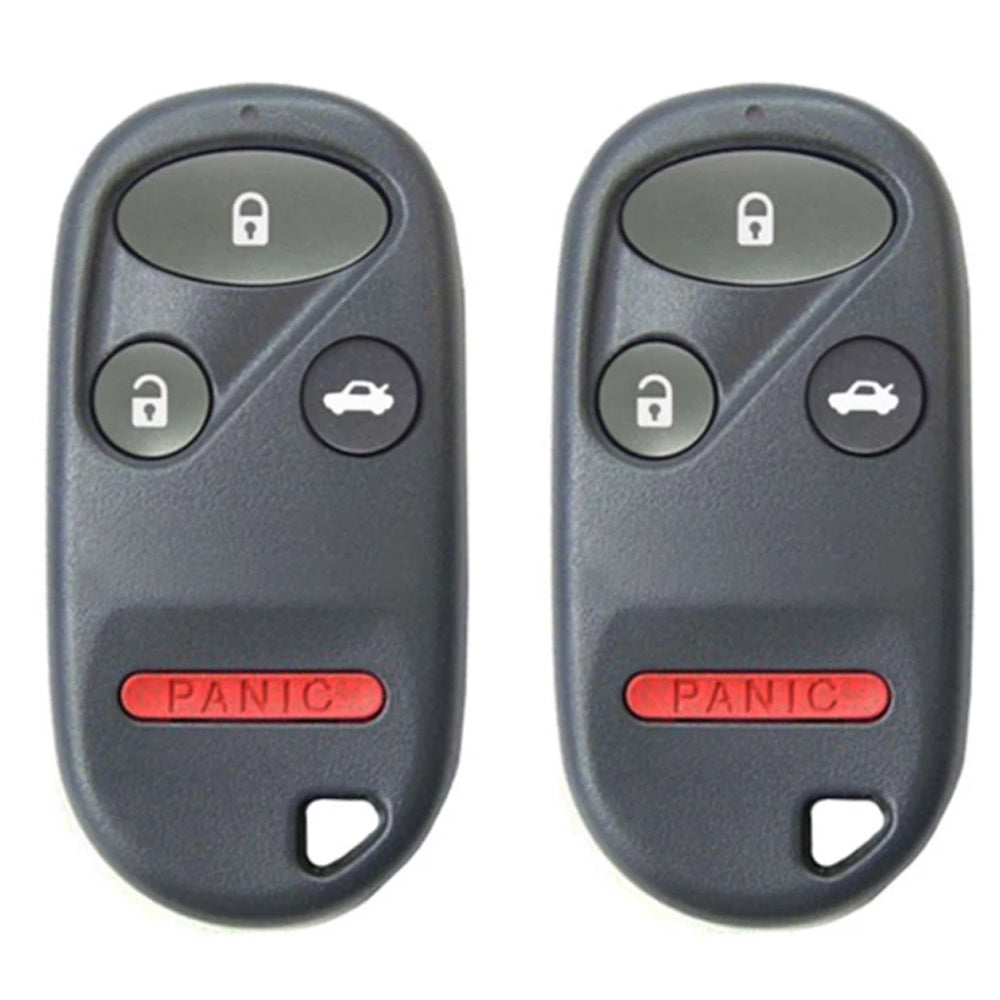 New Replacement Remote Keyless Fob Case Shell 4B for Acura FCC# A269ZUA108 / CWT72147KA (2 Pack)