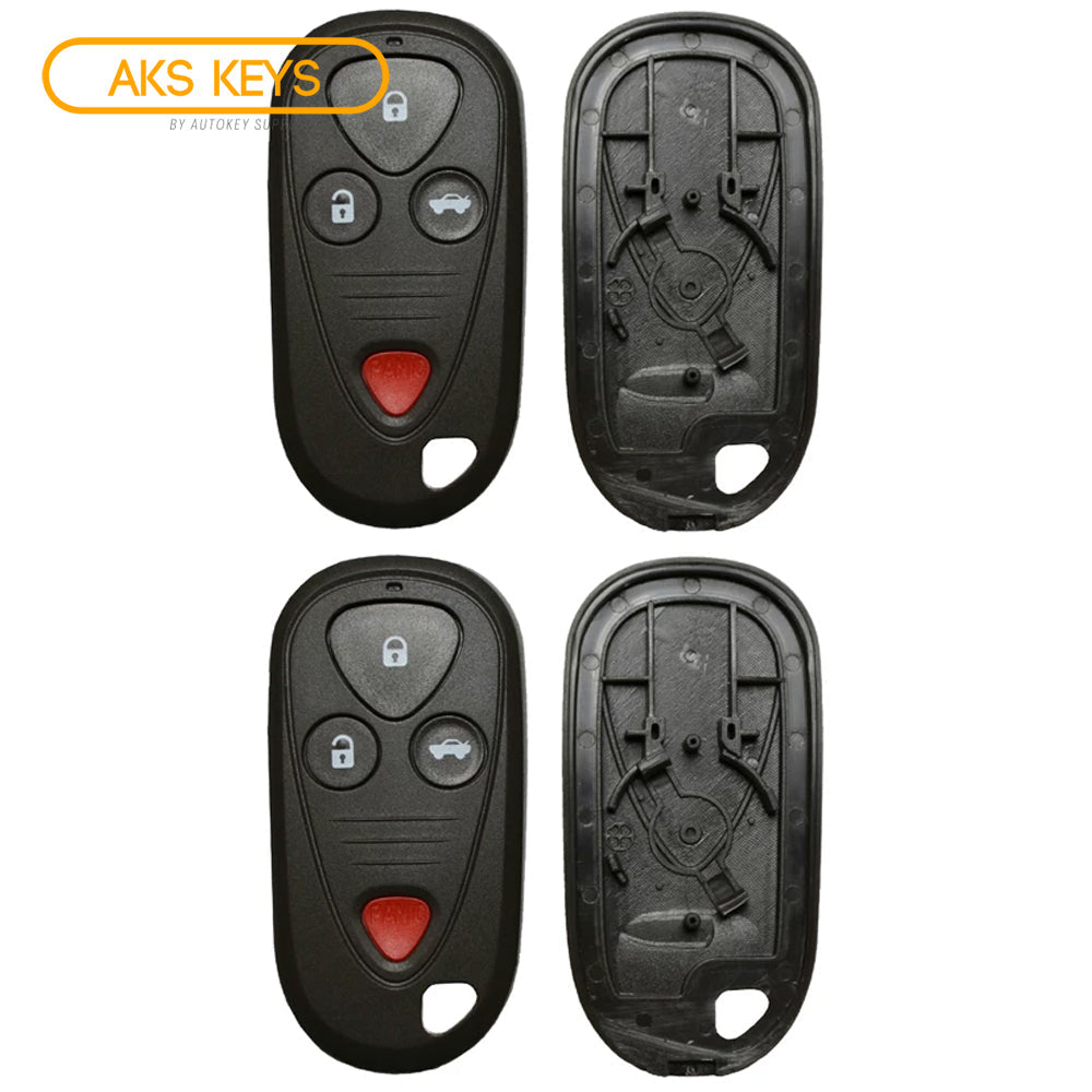 1999 - 2008 Acura Honda Remote Control Shell 4B (2 Pack)