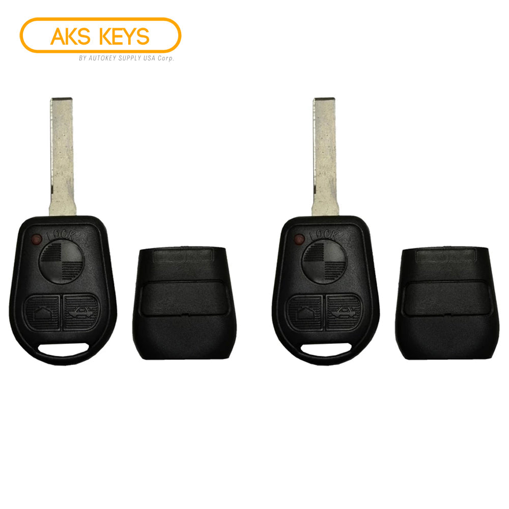 1997 - 2003 BMW Remote Key Shell 3B - 2 Track (2 Pack)