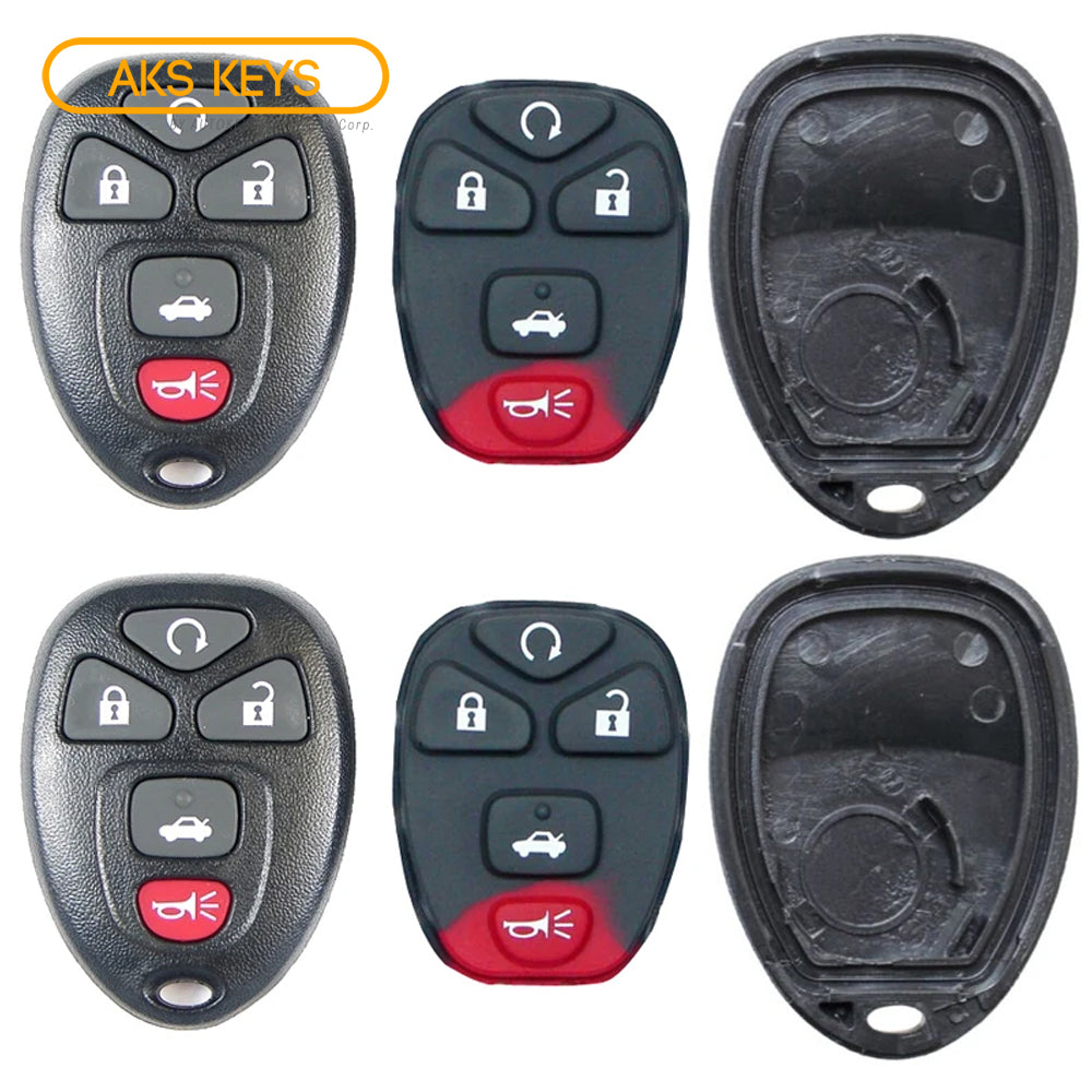 2006 -2016 Chevrolet Remote Control Shell 5B (2 Pack)